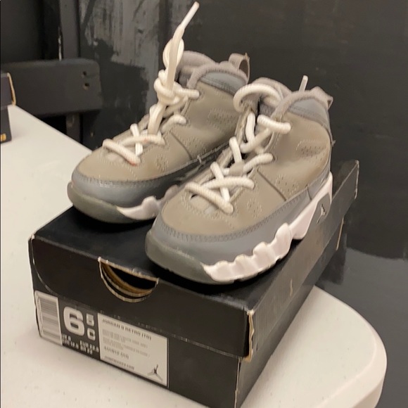 Jordan Retro 9 Toddler ‘Cool Grey’ Size 6.5C - Picture 1 of 6